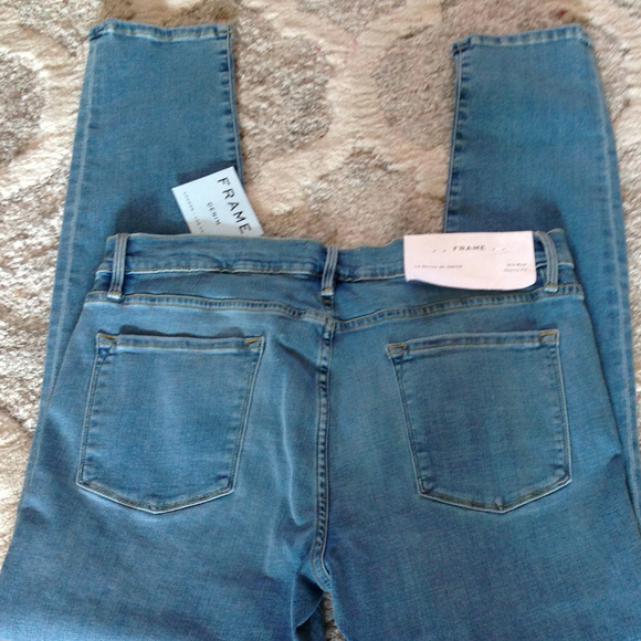 FRAME Le Skinny De Jeanne Mid Rise Skinny Jeans - Picture 11 of 11